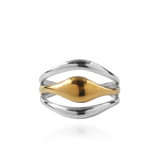 Γυναικείο δαχτυλίδι Mar and Mar Graziella Mix από ανοξείδωτο ατσάλι