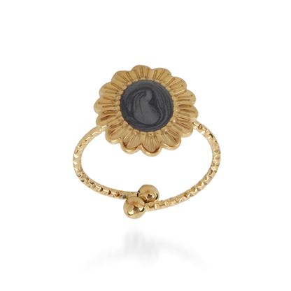 Γυναικείο δαχτυλίδι Mar and Mar Pelina (Gray) από ανοξείδωτο ατσάλι