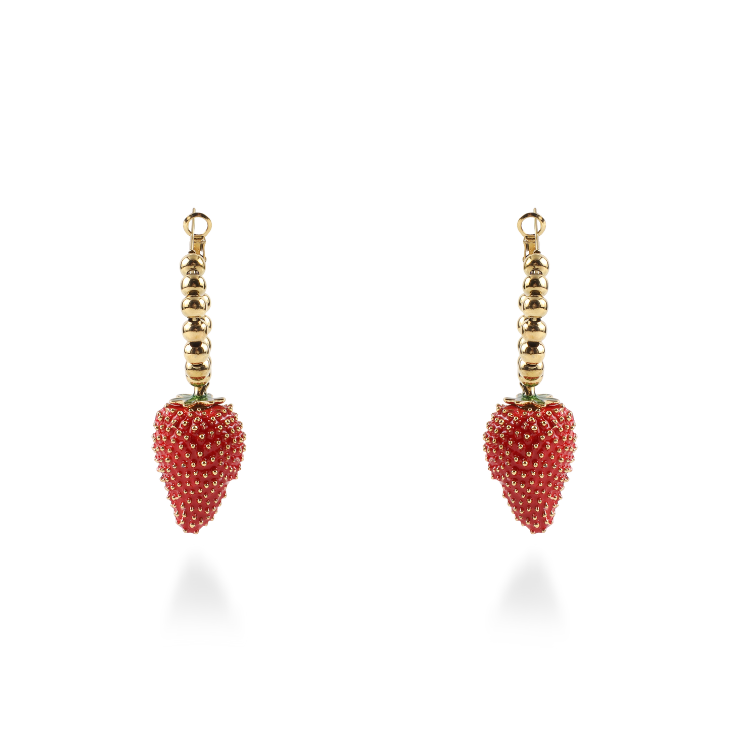 Σκουλαρίκια κρεμαστά με φράουλες Mar and Mar Strawberries