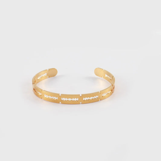 Ανδρικό βραχιόλι Mar and Mar Razor Cuff από ανοξείδωτο ατσάλι