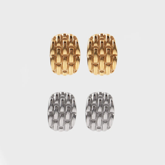 Σκουλαρίκια καρφωτά Mar and Mar Leyton Studs από ανοξείδωτο ατσάλι