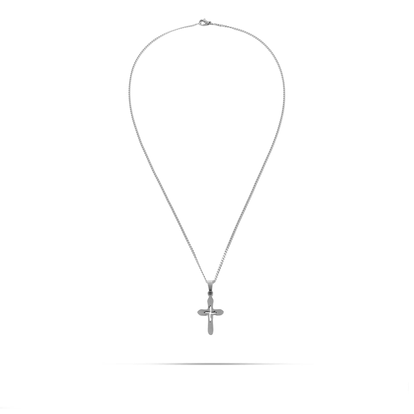 Ανδρικό Κολιέ με σταυρό Mar and Mar Lander Cross από ανοξείδωτο ατσάλι