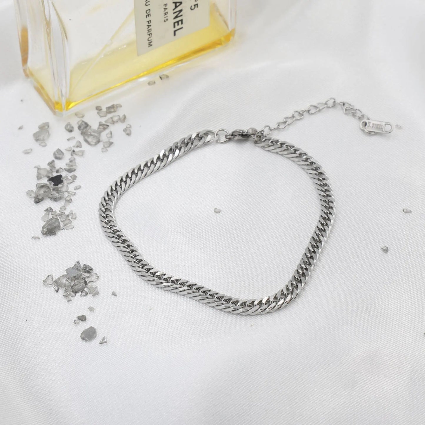 Αλυσίδα ποδιού Mar &amp; Mar Curb (Jordan) Anklet από ανοξείδωτο ατσάλι