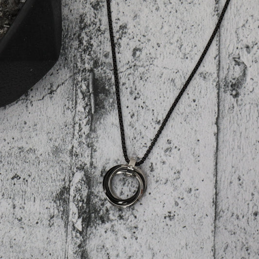 Ανδρικό Κολιέ Mar and Mar Rings II από ανοξείδωτο ατσάλι