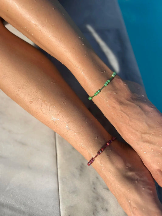 Αλυσίδα ποδιού χειροποίητη Mar and Mar Rubilly Anklet από ανοξείδωτο ατσάλι