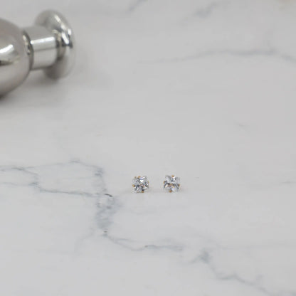 Σκουλαρίκια καρφωτά με ζιργκόν Mar &amp; Mar Dimen Cube Studs από ανοξείδωτο ατσάλι