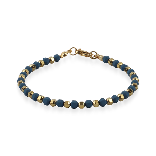 Ανδρικό βραχιόλι με Αιματίτη Mar and Mar Welion από ανοξείδωτο ατσάλι