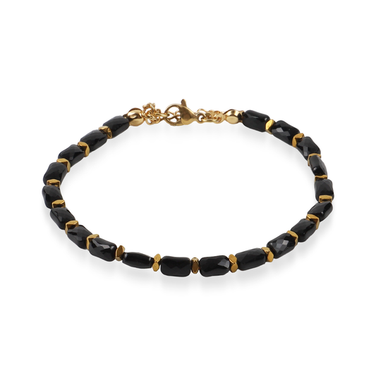 Ανδρικό βραχιόλι με Αιματίτη Mar and Mar Kenlon από ανοξείδωτο ατσάλι