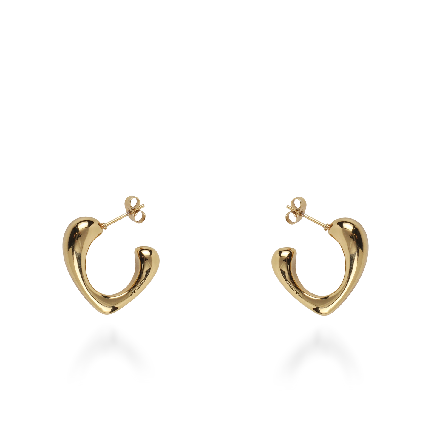 Σκουλαρίκια κρίκοι Mar and Mar Ondine από ανοξείδωτο ατσάλι