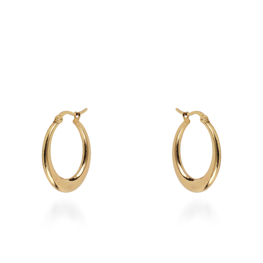 Σκουλαρίκια κρίκοι Mar and Mar Hervey από ανοξείδωτο ατσάλι