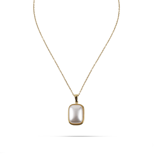 Κολιέ με πέρλα Mar and Mar Adelina από ανοξείδωτο ατσάλι