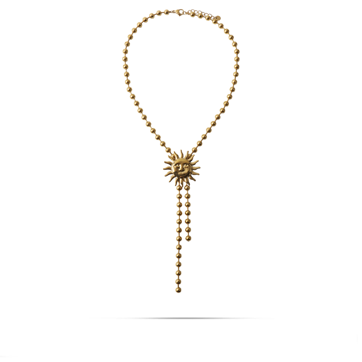 Κολιέ ήλιος Mar and Mar Sunny Tie από ανοξείδωτο ατσάλι