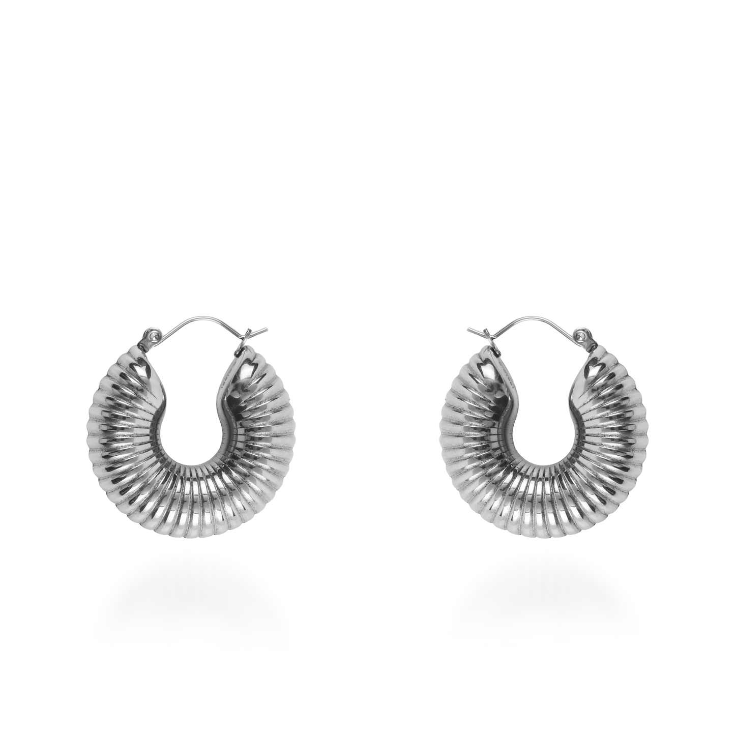 Σκουλαρίκια κρίκοι Mar and Mar Majestic από ανοξείδωτο ατσάλι