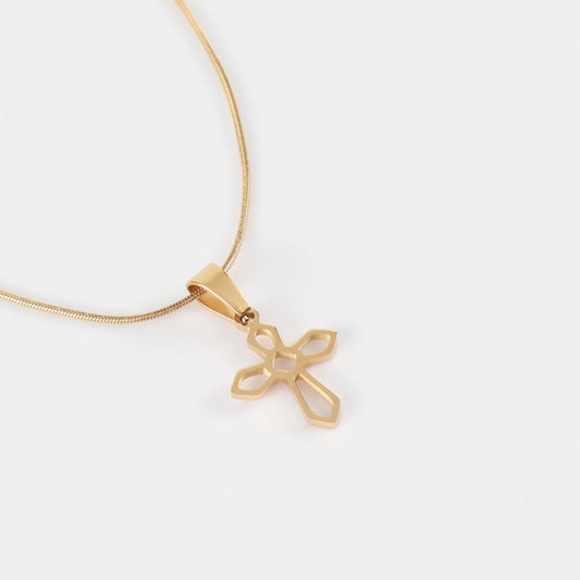 Κολιέ με σταυρό Mar and Mar Jodie Cross από ανοξείδωτο ατσάλι