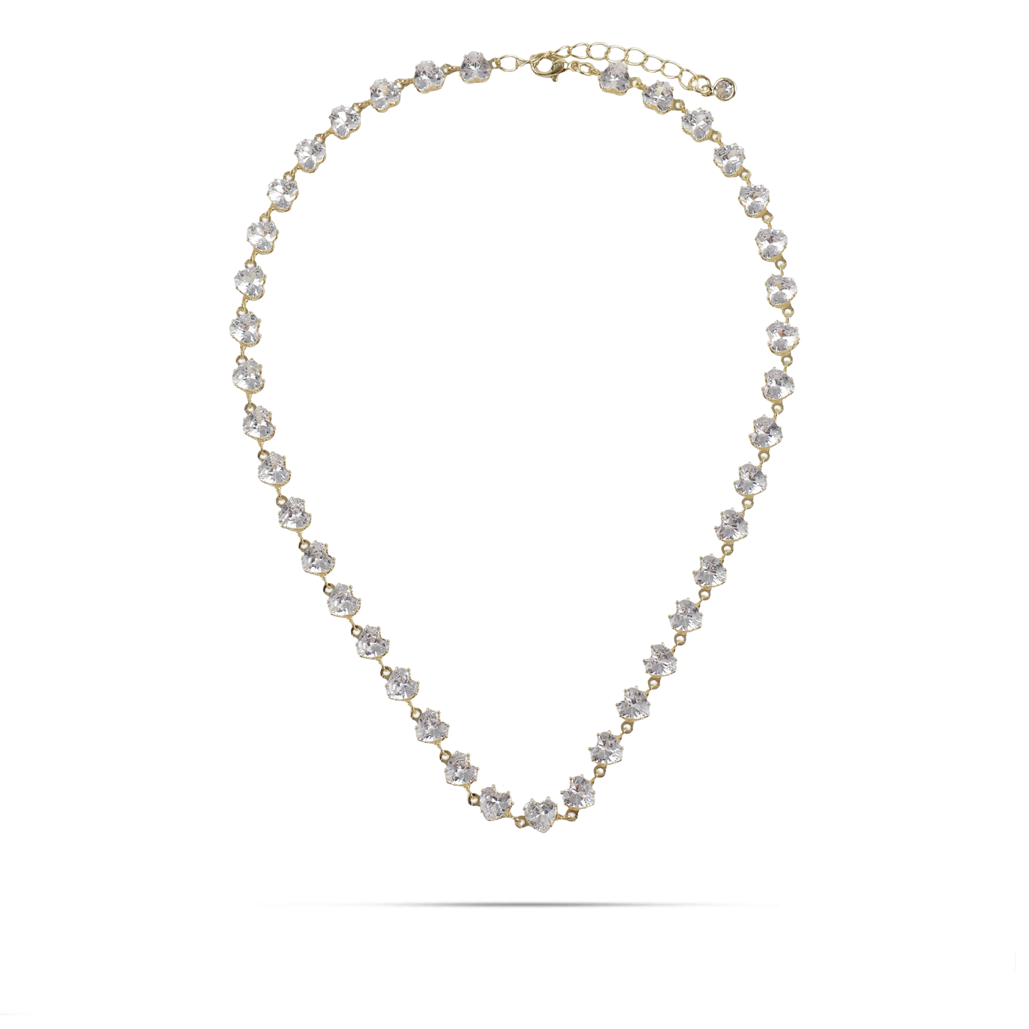 Κολιέ καρδία με πέτρες ζιργκόν Mar and Mar Lovellia