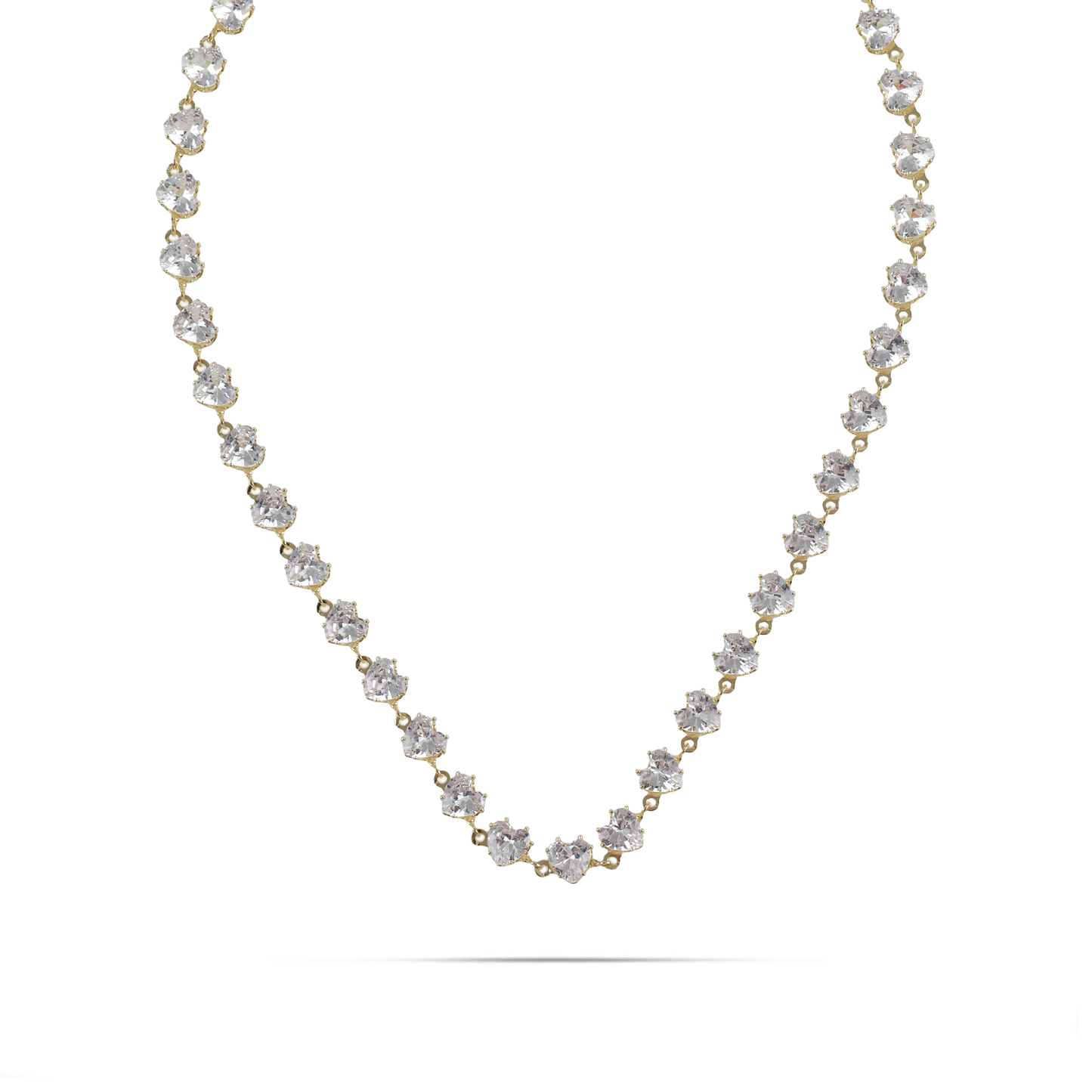 Κολιέ καρδία με πέτρες ζιργκόν Mar and Mar Lovellia