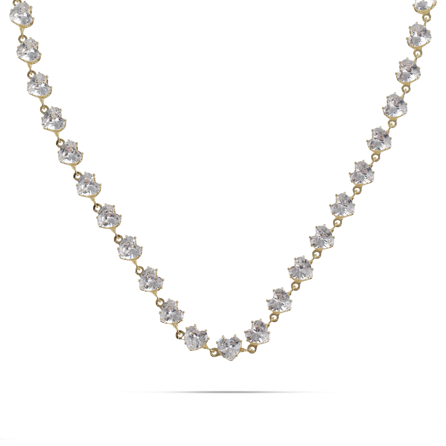 Κολιέ καρδία με πέτρες ζιργκόν Mar and Mar Lovellia