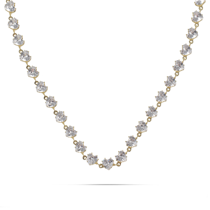 Κολιέ καρδία με πέτρες ζιργκόν Mar and Mar Lovellia