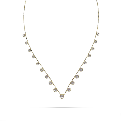 Κολιέ με πέτρες ζιργκόν Mar and Mar Eclessa από ανοξείδωτο ατσάλι