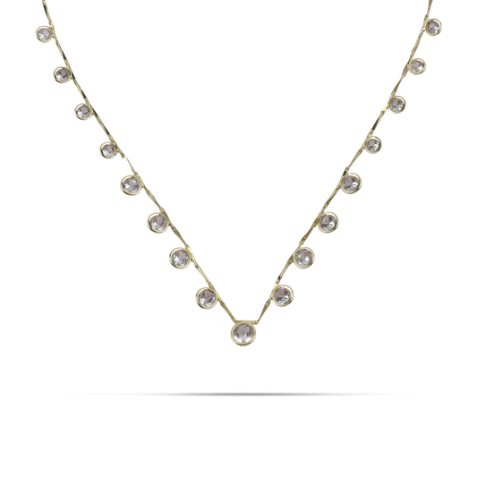 Κολιέ με πέτρες ζιργκόν Mar and Mar Eclessa από ανοξείδωτο ατσάλι