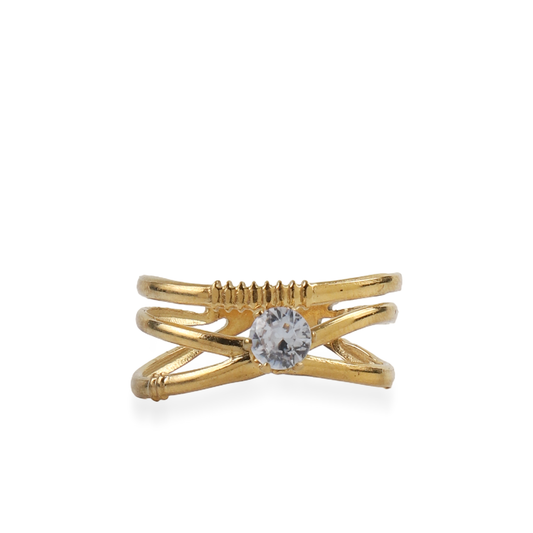 Γυναικείο δαχτυλίδι Mar and Mar Aurivine από ανοξείδωτο ατσάλι