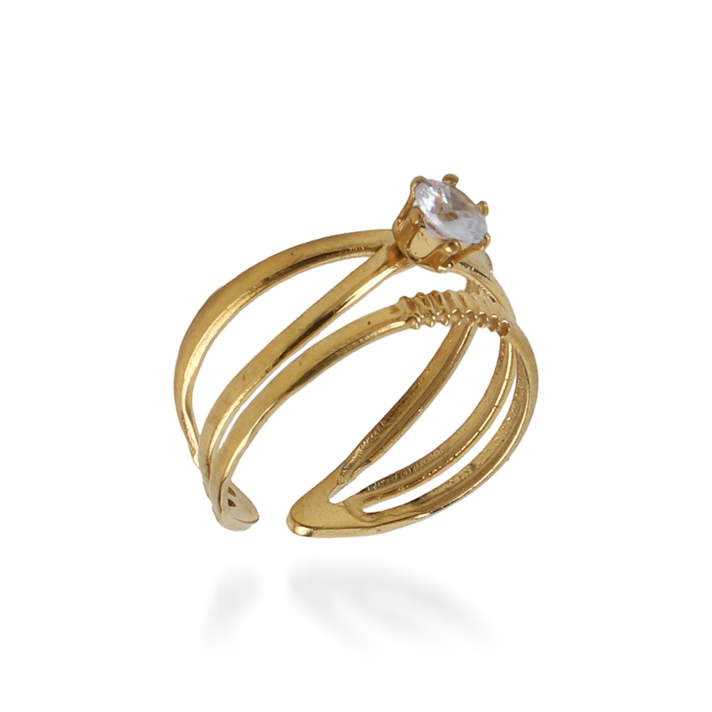 Γυναικείο δαχτυλίδι Mar and Mar Aurivine από ανοξείδωτο ατσάλι