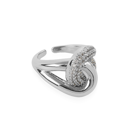 Γυναικείο δαχτυλίδι με ζιργκόν Mar and Mar Alvéra (Silver)