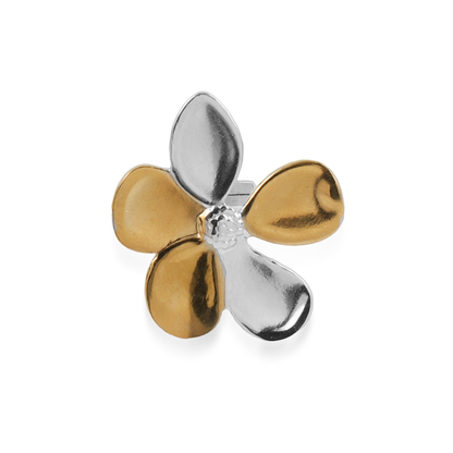 Γυναικείο δαχτυλίδι Mar and Mar Floralis Mix από ανοξείδωτο ατσάλι