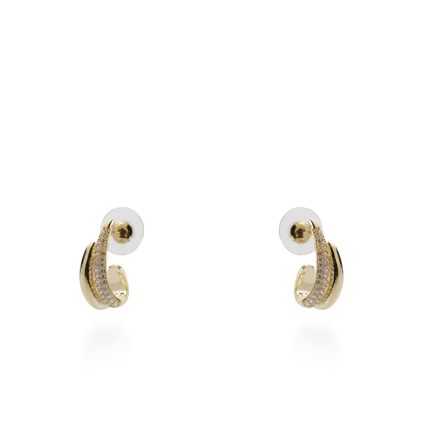 Σκουλαρίκια καρφωτά με ζιργκόν Mar and Mar Yvian