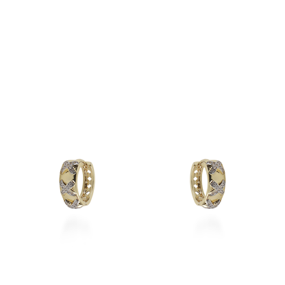 Σκουλαρίκια κρίκοι με ζιργκόν Mar and Mar Serien