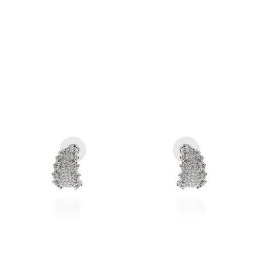 Σκουλαρίκια καρφωτά με ζιργκόν Mar and Mar Belora (Silver)