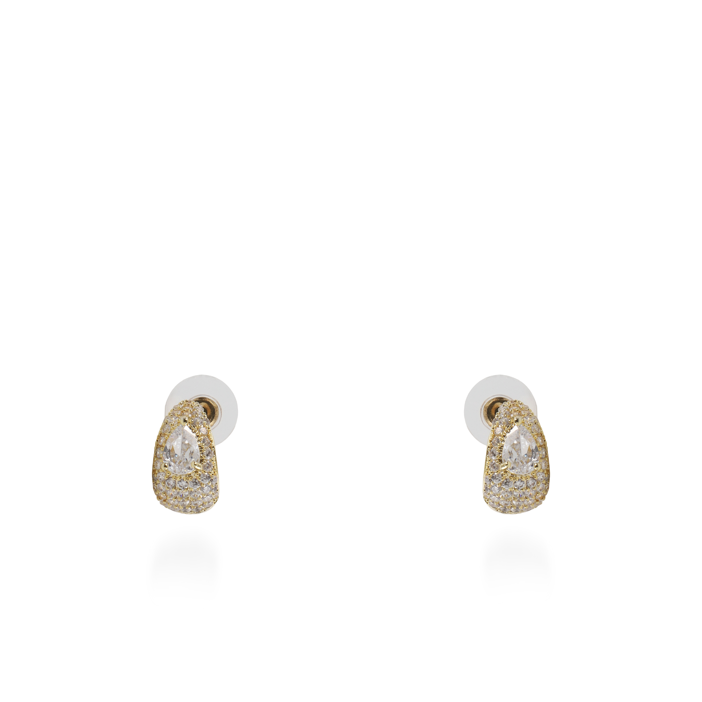 Σκουλαρίκια κρίκοι με ζιργκόν Mar and Mar Brilora