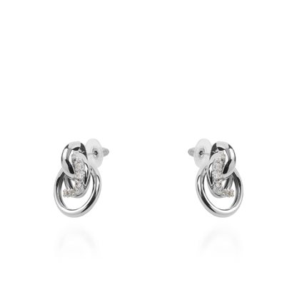 Σκουλαρίκια καρφωτά με ζιργκόν Mar and Mar Thelia