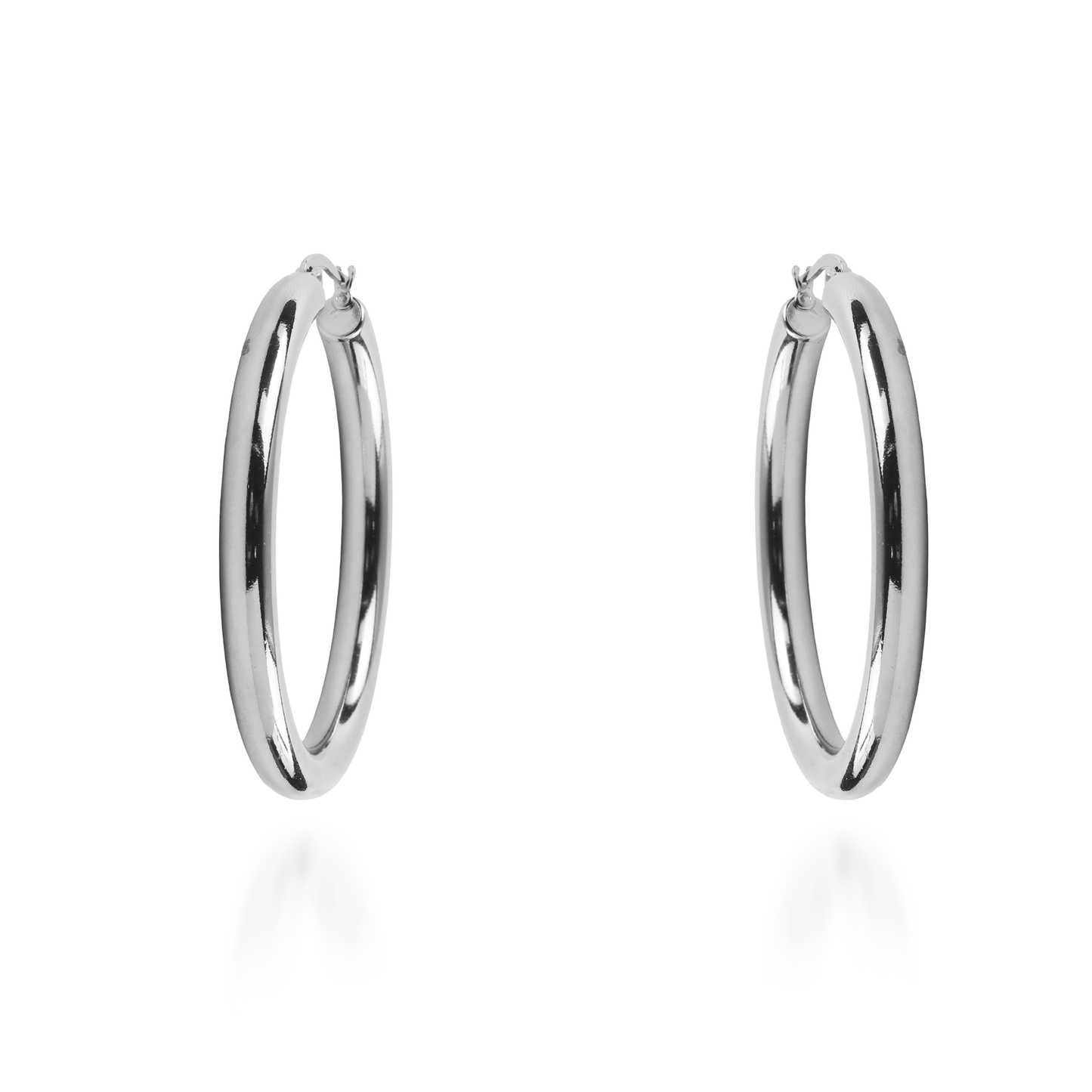 Σκουλαρίκια κρίκοι Mar and Mar Omeria από ανοξείδωτο ατσάλι