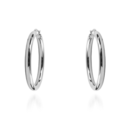 Σκουλαρίκια κρίκοι Mar and Mar Omeria από ανοξείδωτο ατσάλι