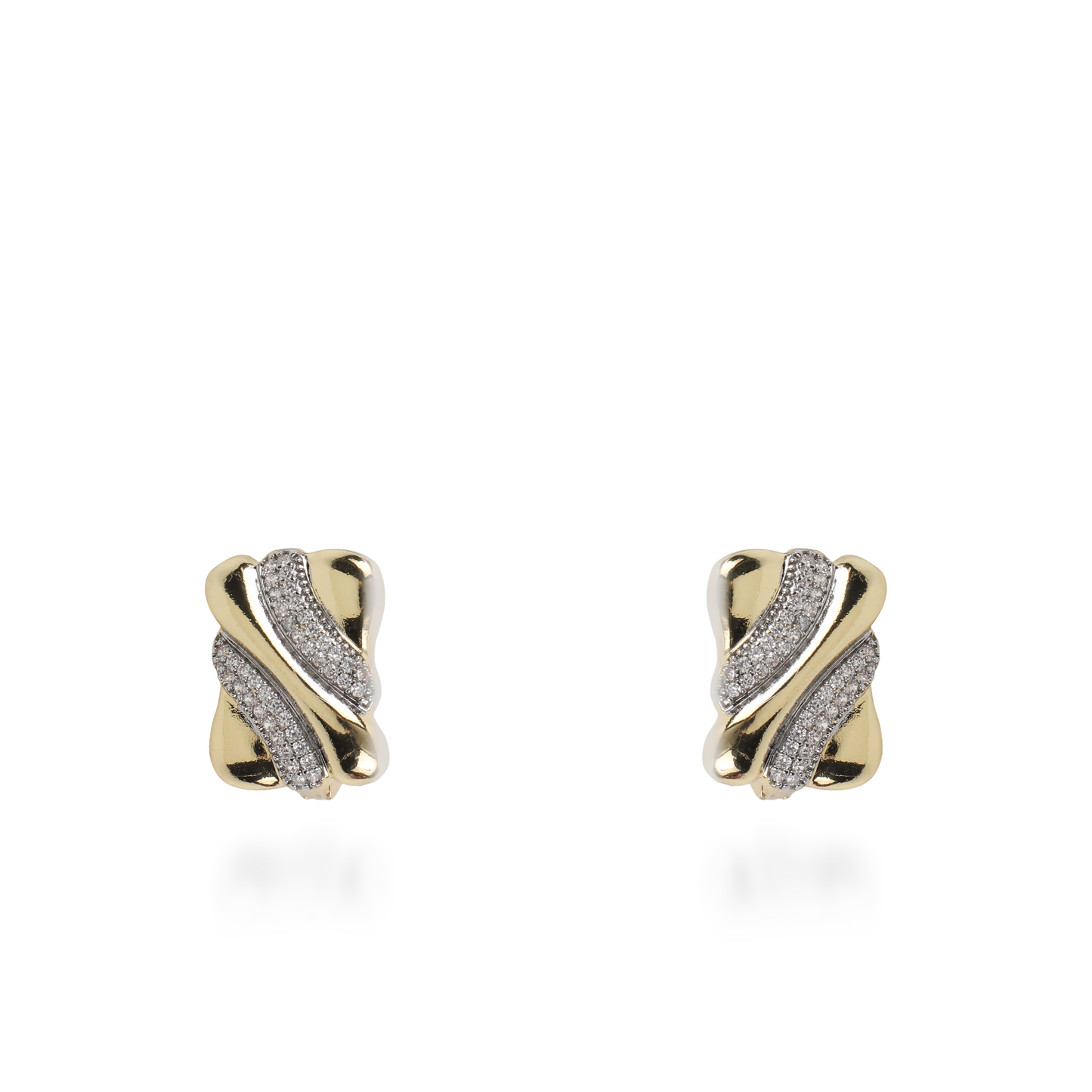 Σκουλαρίκια καρφωτά με ζιργκόν Mar and Mar Sidra