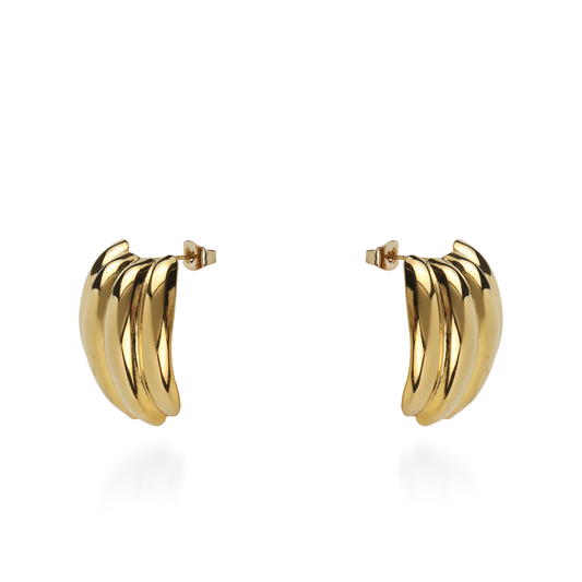 Σκουλαρίκια καρφωτά Mar and Mar Benilia από ανοξείδωτο ατσάλι