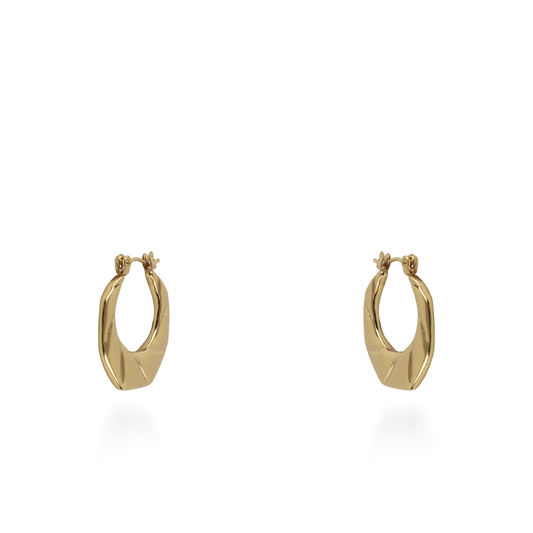 Σκουλαρίκια κρίκοι Mar and Mar Diora από ανοξείδωτο ατσάλι