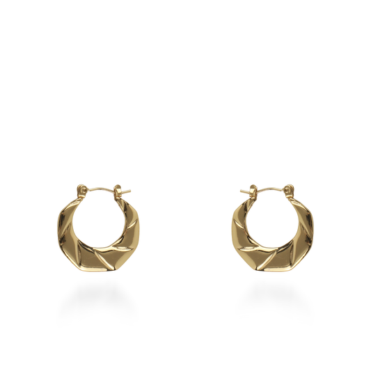 Σκουλαρίκια κρίκοι Mar and Mar Diora από ανοξείδωτο ατσάλι