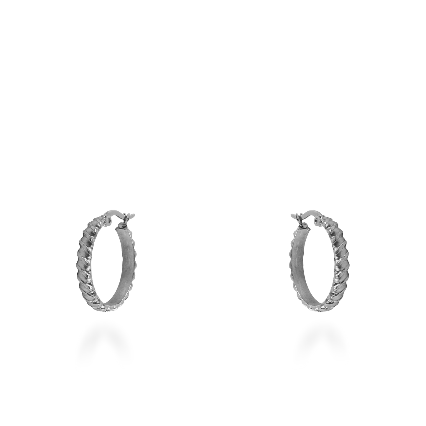 Σκουλαρίκια κρίκοι Mar and Mar Balisia από ανοξείδωτο ατσάλι