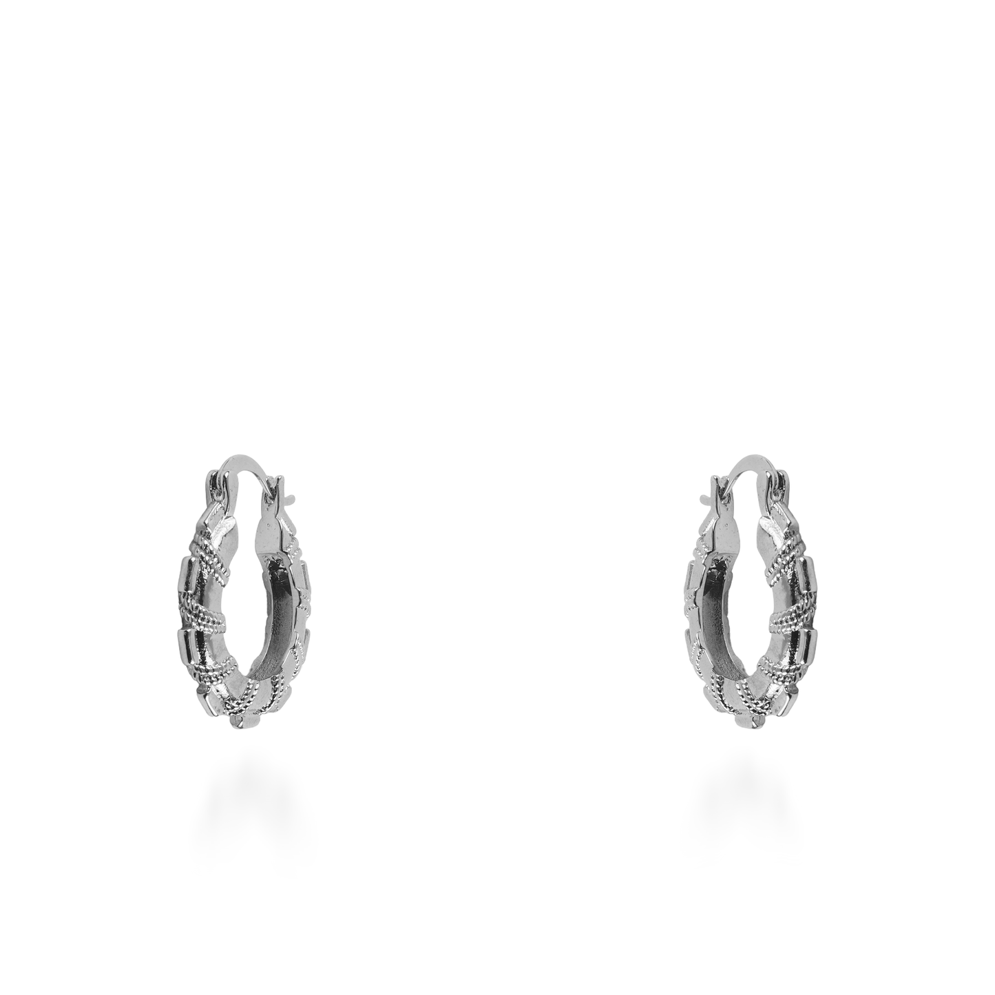 Σκουλαρίκια κρίκοι Mar and Mar Camoria από ανοξείδωτο ατσάλι