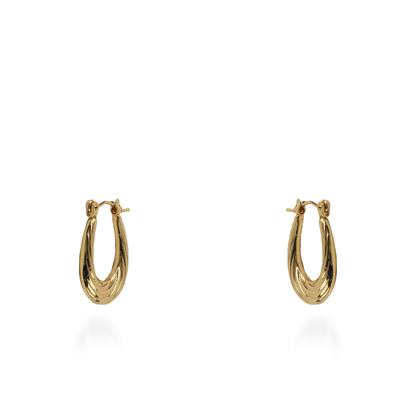 Σκουλαρίκια κρίκοι Mar and Mar Anoria από ανοξείδωτο ατσάλι