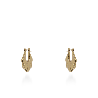 Σκουλαρίκια κρίκοι Mar and Mar Valyra από ανοξείδωτο ατσάλι