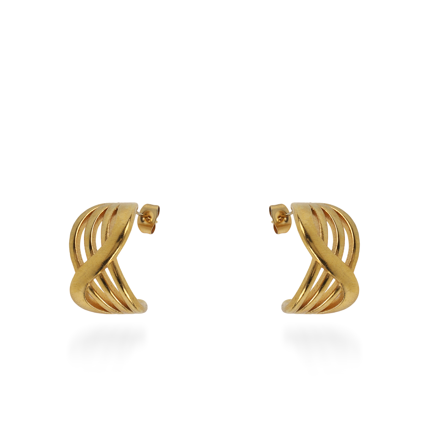 Σκουλαρίκια καρφωτά Mar and Mar Olisse από ανοξείδωτο ατσάλι