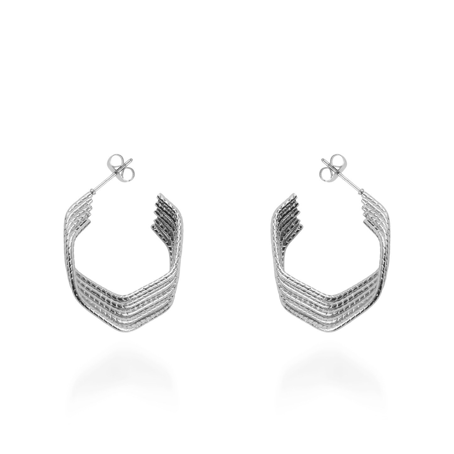 Σκουλαρίκια κρίκοι Mar and Mar Lysithea (Silver)