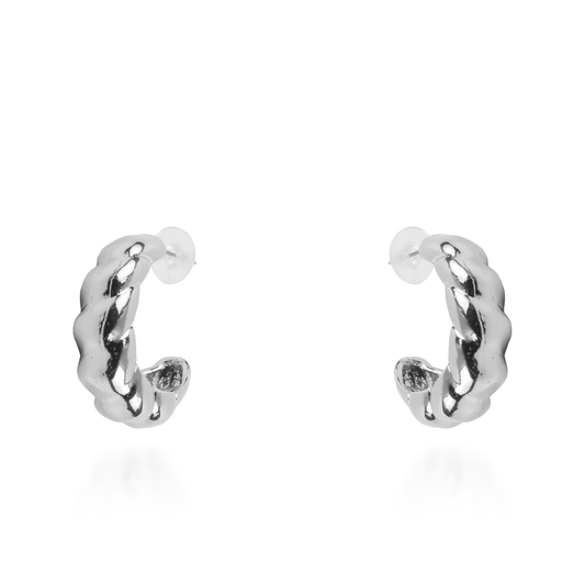 Σκουλαρίκια κρίκοι Mar and Mar Kaly από ανοξείδωτο ατσάλι