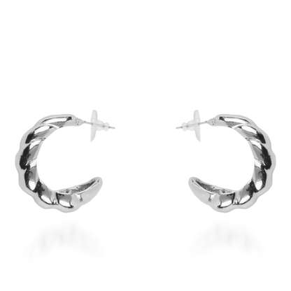 Σκουλαρίκια κρίκοι Mar and Mar Kaly από ανοξείδωτο ατσάλι