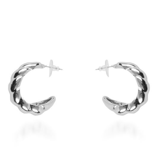 Σκουλαρίκια κρίκοι Mar and Mar Kaly από ανοξείδωτο ατσάλι