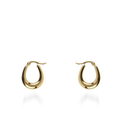 Σκουλαρίκια κρίκοι Mar and Mar Rhia από ανοξείδωτο ατσάλι