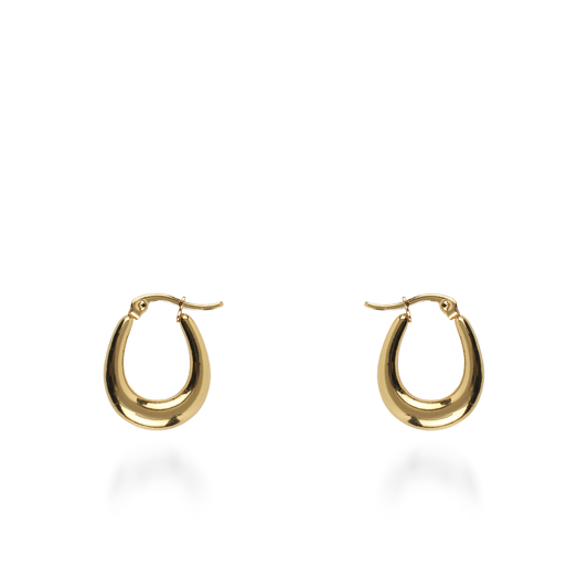 Σκουλαρίκια κρίκοι Mar and Mar Rhia από ανοξείδωτο ατσάλι